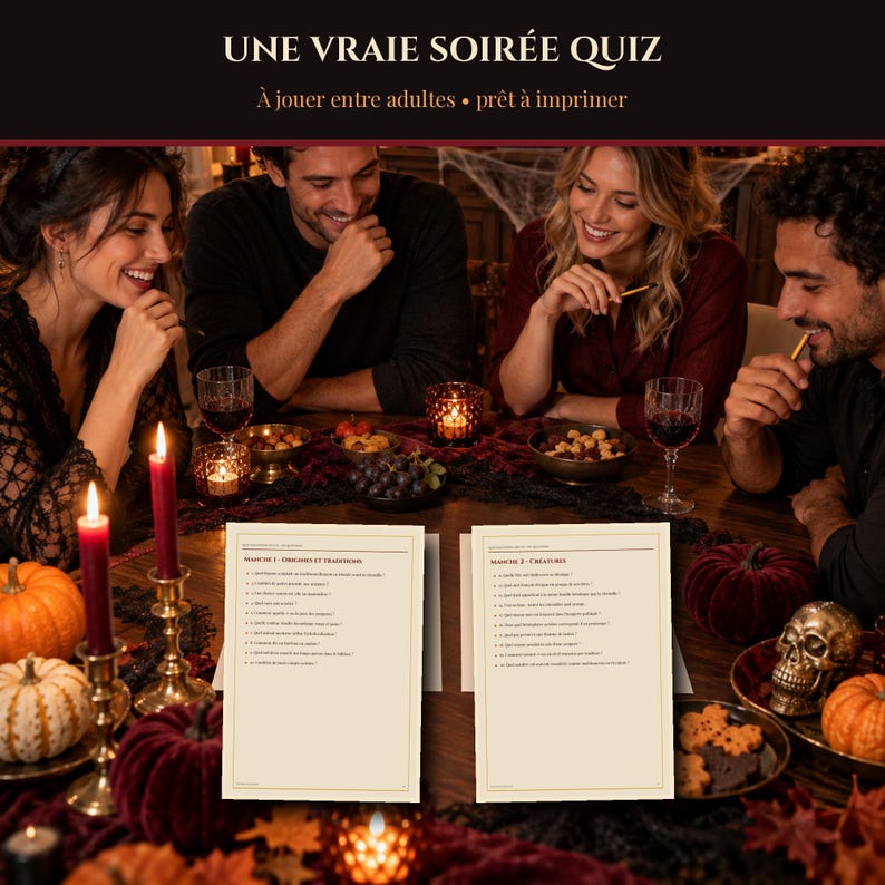 Printable Halloween 2026 Quiz for Adults, 100 Questions and Answers ...