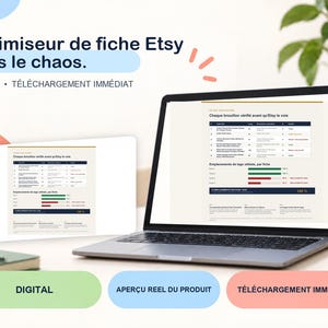 Ottimizzatore delle inserzioni Etsy: validatore di titoli, generatore di tag, 5 strutture