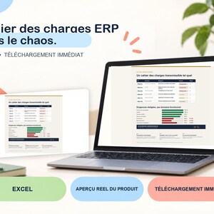 ERP specifications - Excel template, 200 weighted and prioritized requirements
