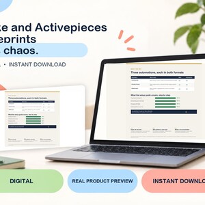 Startpakket voor bedrijfsautomatisering voor kleine bedrijven van Make en Activepieces