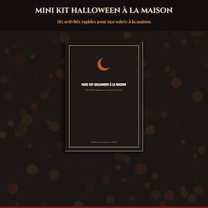 Mini Kit Halloween 2026 à la Maison à Imprimer, 6 Jeux Rapides Famille, Chasse Objets Quiz Défis PDF Français image 1