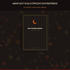 Mini Kit Halloween 2026-2027 Entreprise à Imprimer, 6 Jeux Rapides Collègues, Quiz Défi Bureau Vote Costumes PDF Français image 1