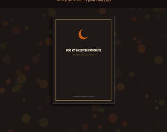 Mini Kit Halloween 2026-2027 Entreprise à Imprimer, 6 Jeux Rapides Collègues, Quiz Défi Bureau Vote Costumes PDF Français