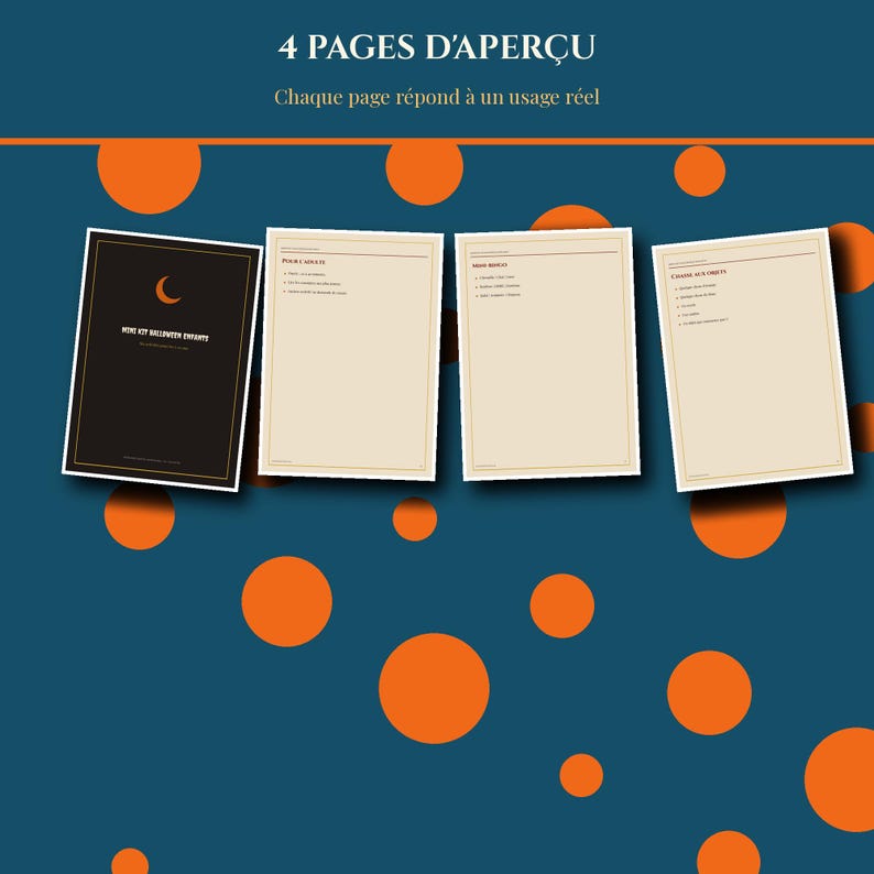 Mini Halloween 2026-pakket voor kinderen om te printen, 6 activiteiten voor kinderen van 5-10 jaar: bingo, mime, tekenen, speurtocht (pdf, Frans) afbeelding 7