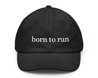 geboren, um klassische Dad-Hut, bestickte Laufkappe, Läufer Geschenkführer, Run Club Essentials zu laufen