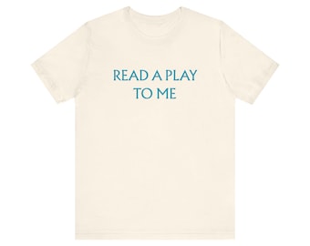 Read A Play To Me T-Shirt: Bookish Y2K Vintage Style