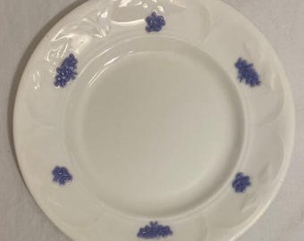 Adderley Ware China Blue Chelsea Sprig Porcelain Plate 8" VINTAGE