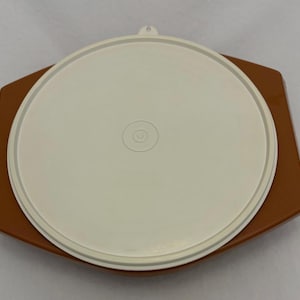 Tupperware Taco Party Tortilla/Pita Bread & Cookie Keeper W/Almond Lid #758 VINTAGE