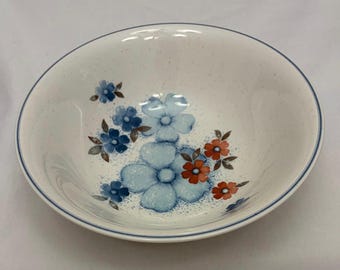 Bol de service rond Noritake Versatone Glimmer 23 x 6,5 cm, vintage, excellent état