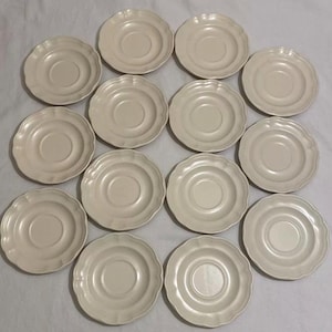 Pfaltzgraff Stoneware Tea Rose 5 3/4” Tea Cup Saucer-Replacement (no tea cups) 1985