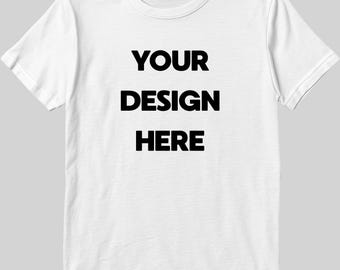 Custom Design T-Shirt: Soft Cotton/Poly Blend