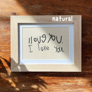 Custom Embroidered Handwritten Note on Canvas | Personalized Handwriting Replica | Custom Embroidery Gift | Embroidered Note Keepsake image 12