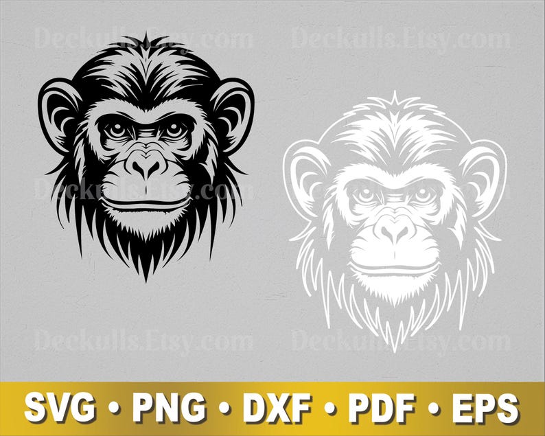 Monkey, Chimp, Ape, Animal, Clip Art, Clipart, Design, Svg, Png, Eps ...