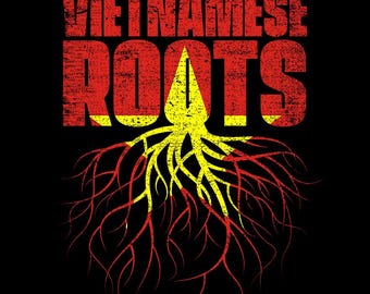 PNG de raíces vietnamitas / Bandera de la herencia vietnamita PNG / Diseño de orgullo vietnamita / Descarga digital