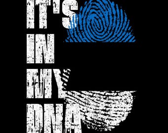 It’s In My DNA Estonia Flag Fingerprint Estonian Pride PNG (Digital Download)