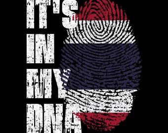 It’s In My DNA Thailand Flag Fingerprint Thai Pride PNG (Digital Download)
