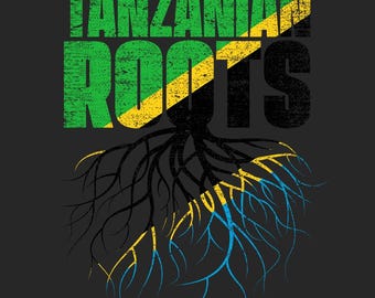 Raíces tanzanas PNG / Bandera del patrimonio tanzano PNG / Diseño del orgullo de Tanzania / Descarga digital