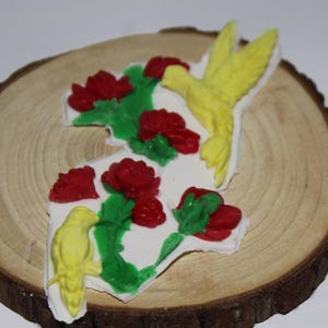 Hummingbirds on Branch