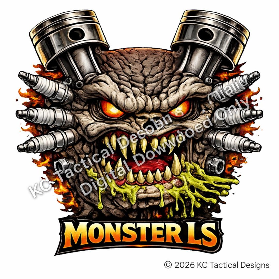 Ls Engine PNG, Ls Swap Design, Monster Engine Graphic, GM Performance ...