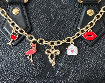 Bag Charm Valentine's Day Girly Pink