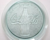 Vintage Coca-Cola Glass Serving Platter