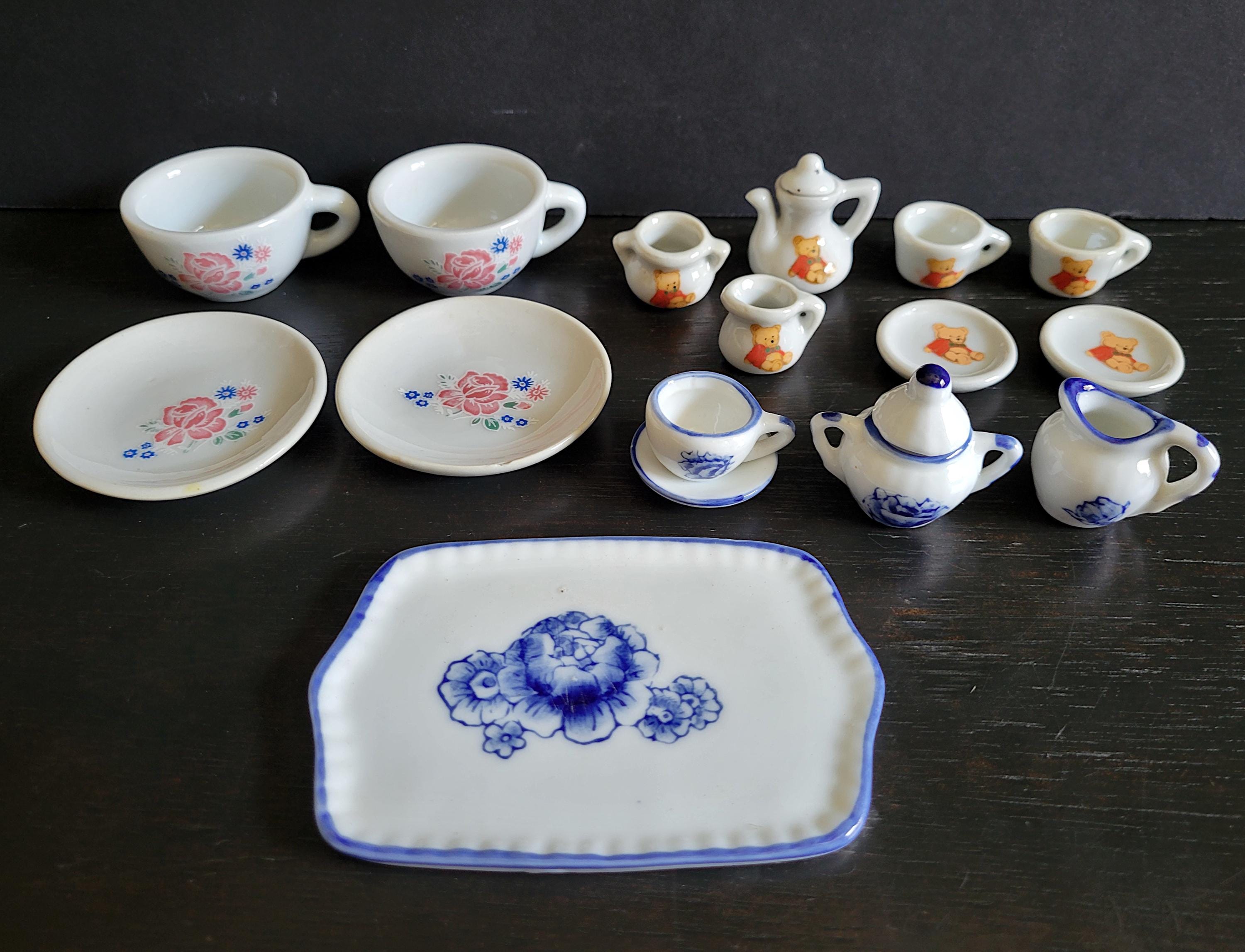 Teddy Bear Porcelain Tea Set - Etsy