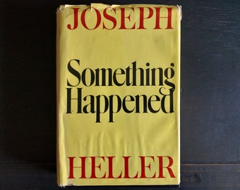 Something Happened by Joseph Heller - Vintage Hardcover Book w/ Dust Jacket 1974