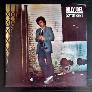 Billy Joel 52nd Street - Vintage Vinyl Record 1978, 12 inch Album, Classic Seventies Pop/Rock, Big Shot, Honesty, My Life, Until the Night