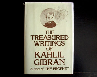 The Treasured Writings of Kahlil Gibran - Hardcover Vintage Hardcover Book w/Dustjacket