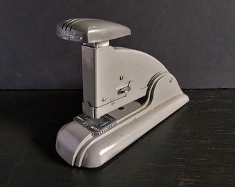 Vintage Swingline Speed Stapler- Cool Old Industrial Office Equipment, Solid Metal Stapler, Working Swingline Classic Stapler, Office Supply