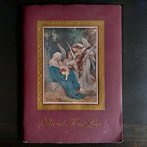 Pictorial Forest Lawn: Forest Lawn Memorial Parks Glendale, Hollywood, Cypress, Covina Hills - Vintage Softcover Coffee Table Book 1962, LA