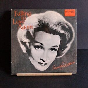 Marlene Dietrich: Falling in Love Again - Vintage Vinyl Record 1959 - Made in England - MONO - German Language Music