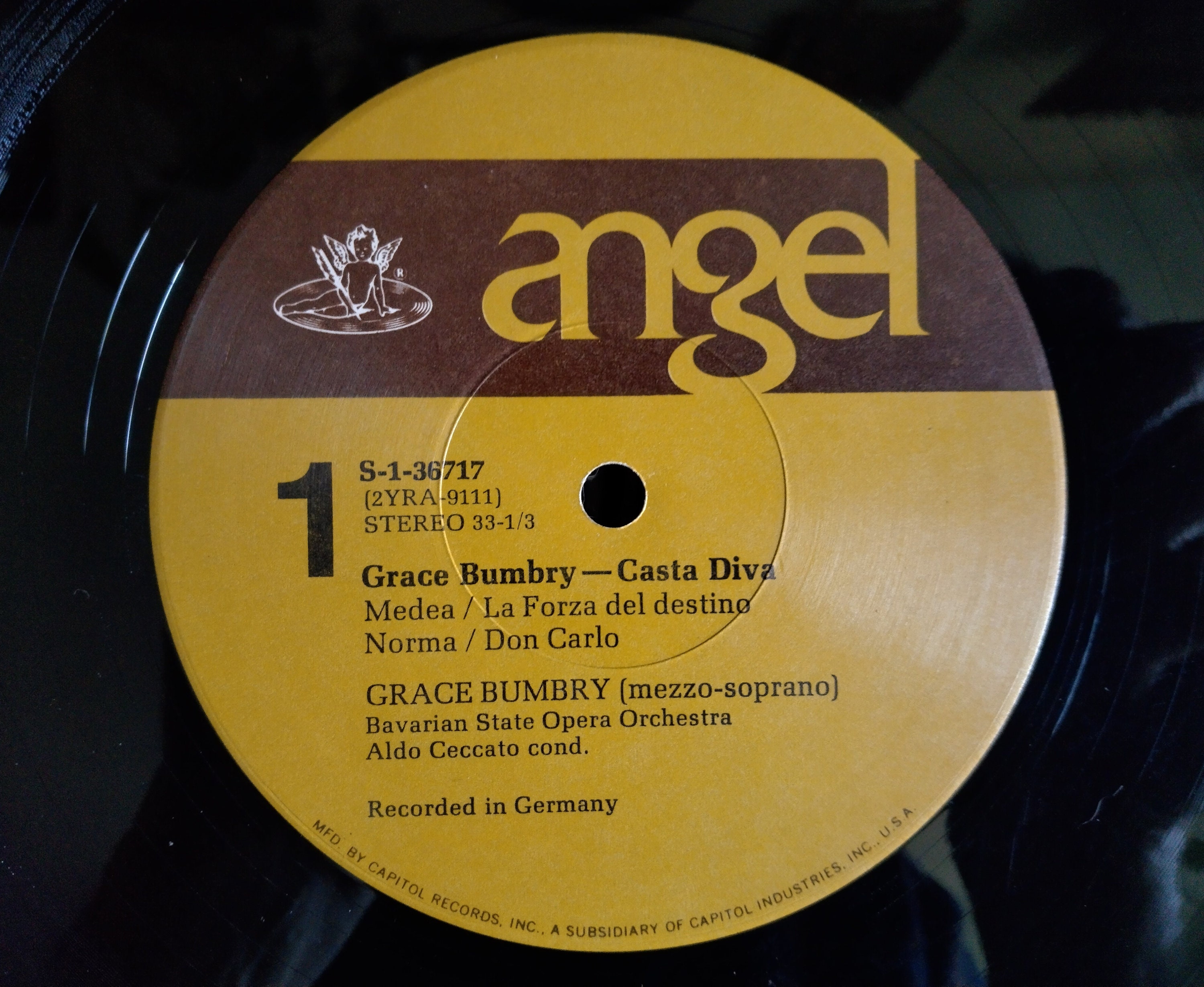 Grace Bumbry: Casta Diva- Vintage Vinyl Record, Opera Arias in the