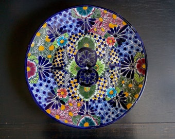 Vintage Talavera Decorative Plate