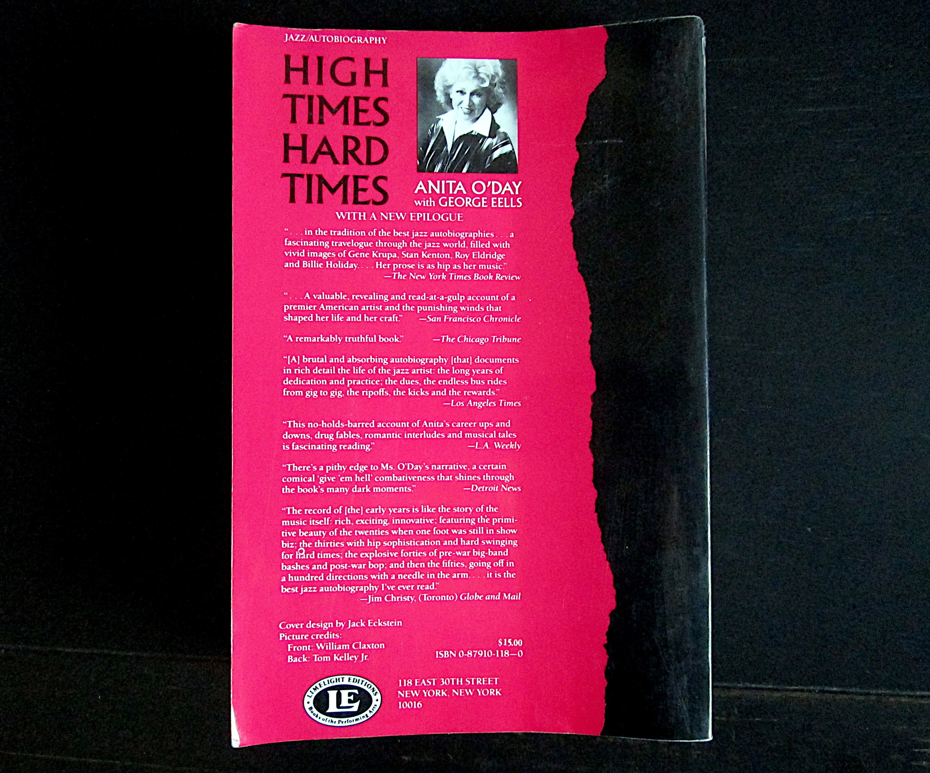 直筆サイン入り - アニタ・オデイとジョージ・フェルズによる『High