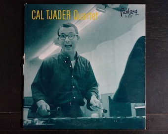 Cal Tjader Quartet - Vintage Vinyl LP Record 1956 - Red Vinyl - Jazz Vibraphone, Cool Fifties Jazz, Lounge Music, MCM Vinyl Classic LP Neato