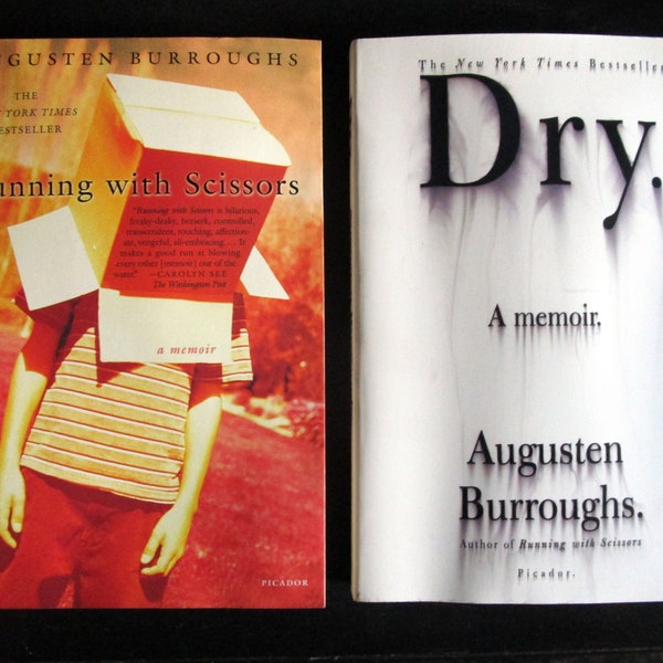 Two Books - Running with Scissors & Dry by Augusten Burroughs