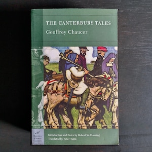 The Canterbury Tales by Geoffrey Chaucer - Softcover Book, Translated by Peter Tuttle, Historical Literature, English History Lover Gift