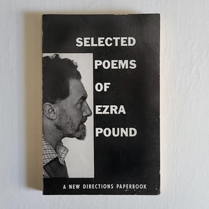 Sélection de poèmes d'Ezra Pound - livre broché vintage, New Directions broché, impression quatorzième, cadeau pour amateur de poésie, vers modernes