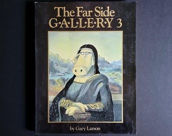 RARE Vintage 1990 'the Far Side Gallery' Book in Paperback - by