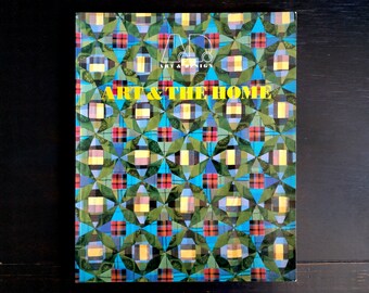 Art & The Home - Vintage Softcover Coffee Table Photo Book 1996, Lots of Color Photos, Interior Design Inspiration, Art History, Graphic Art