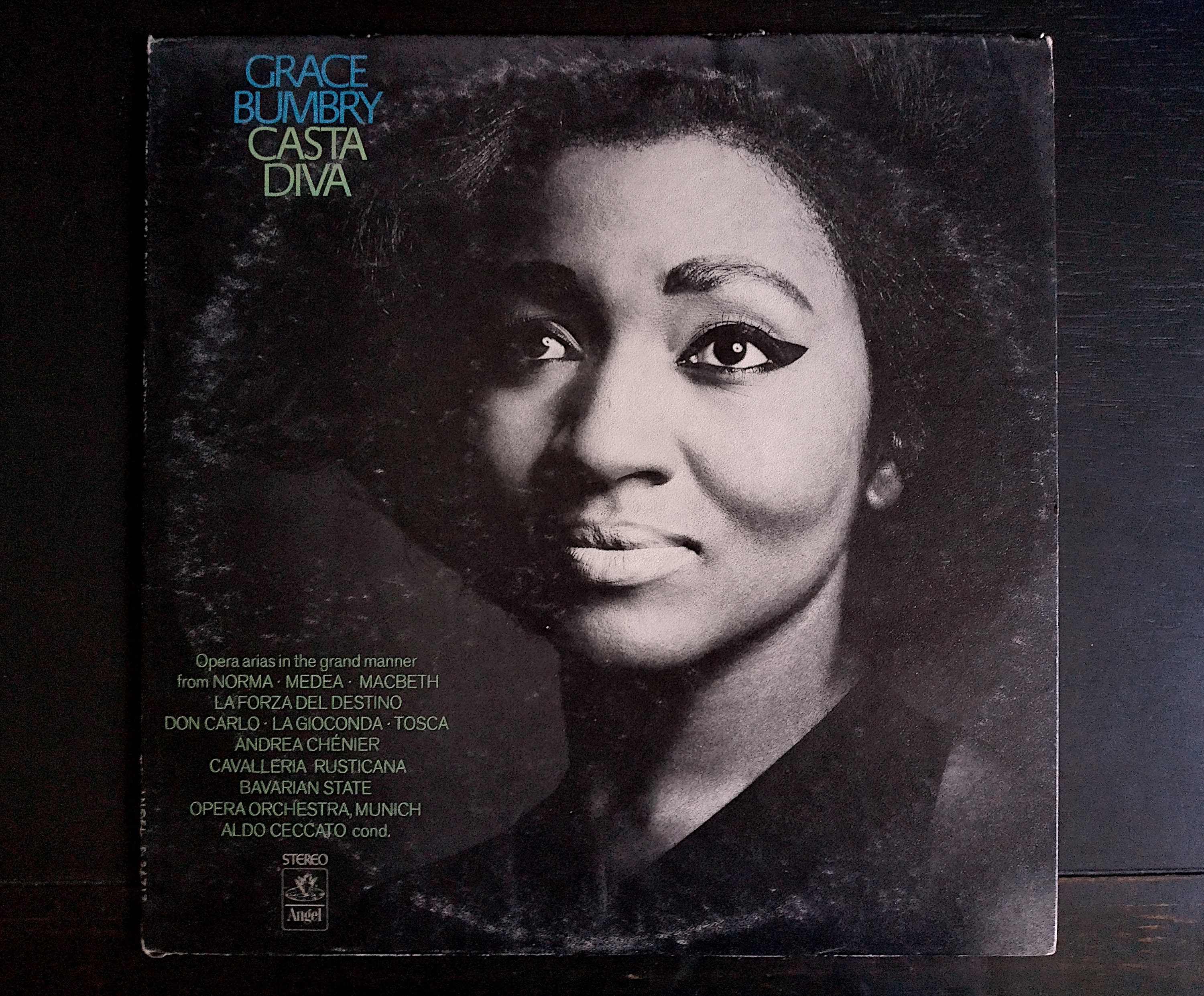 Grace Bumbry: Casta Diva- Vintage Vinyl Record, Opera Arias in the