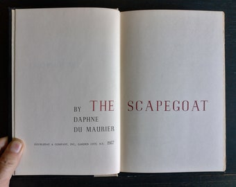 The Scapegoat by Daphne Du Maurier - Vintage Hardcover Book