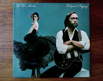 Al Di Meola: Elegant Gypsy - Vintage LP Record 1977 - Jazz Guitar, Fusion Guitar, Jan Hammer, Steve Gadd, Paco de Lucia, Lenny White, Cool