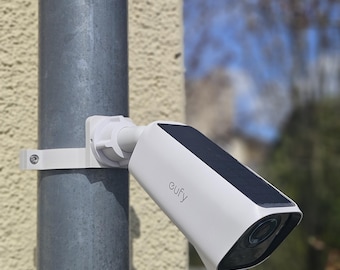 eufy S3 Pro , 3,3C SoloCam Pro Kamera Halterung für Fallrohr & Pfosten (80/87/100mm)