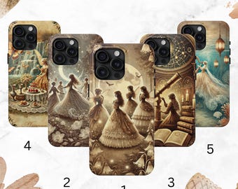 Vintage Fairy Tale Princess iPhone Case: Elegant Fantasy Art