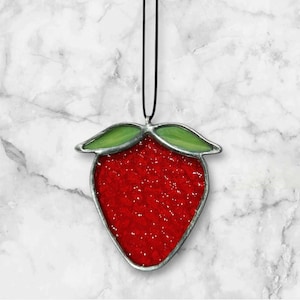 Stained Glass Strawberry