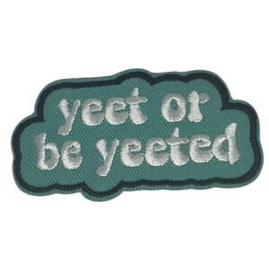 Funny Iron On Patch | Sew on Embroidered Patches | Aesthetic Patch for decorating | Fun Patch Badge for Crafting