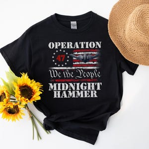 Midnight Hammer B2 Stealth Jet USA Military T-Shirt Stealth Bomber Shirt USA Air Force Retro Shirt Patriotic Veteran Gift American Flag Tee