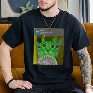 Ring Cat with Motion Meme Shirt, Cursed Cat, Funny Meme Shirt, Unhinged Shirt, Cursed, Cringe, Ironic Shirt, Cat Lover Gift, Oddly Specific
